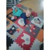 Детский коврик-пазл с бортиком Веселый Зоопарк (122 х 122 см) 