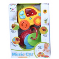 Развивающая игрушка Ключи автомобильные с музыкой WRNDISI 5811/5813