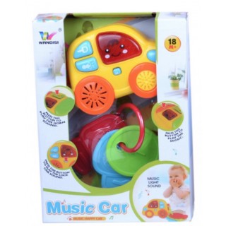 Развивающая игрушка Ключи автомобильные с музыкой WRNDISI 5811/5813