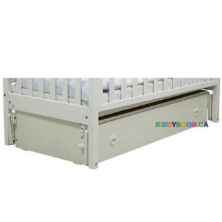Ящик с продольным маятниковым механизмом для кроватей Верес ЛД12 белый 40.41.1.06