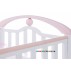 Детская кровать Верес "Соня ЛД 5" маятник с ящиком бело-розовая 05.08