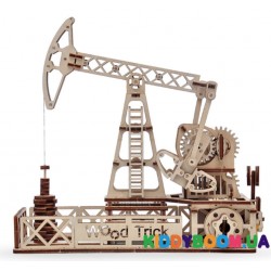 Механическая модель 3D Конструктор Нефтевышка Wood Trick ФР-00000148