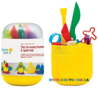 Мини-набор для лепки Тесто-пластилин 6 цветов Dream Makers TA1026