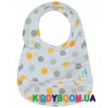 Слюнявчик с карманом Eсo Cotton Горошек Экопупс CBCEK-004 