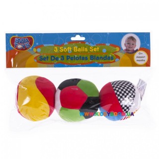 Мягкие спортивные мячики Biba Toys 087BR