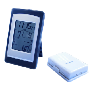 Цифровой беспроводной термометр с часами Стеклоприбор Т-05