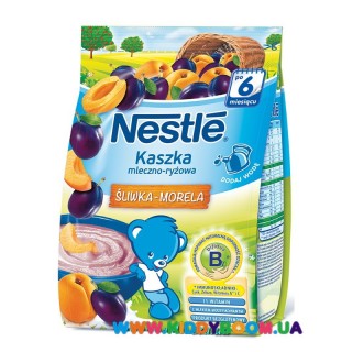 Каша Nestle молочная рисовая со сливой и абрикосом с 6мес. 230 гр.