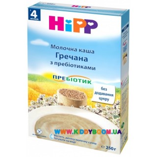 Молочная каша «Гречневая» с пребиотиками (с 4 мес.) 250 гр Hipp