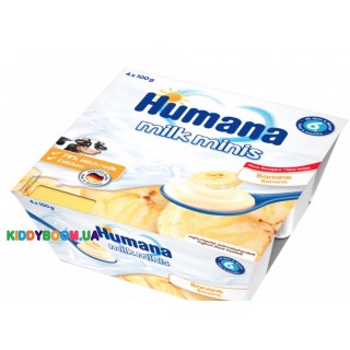 Продукт кисломолочный Humana банан c (6-ти мес.) 4 х 100 г