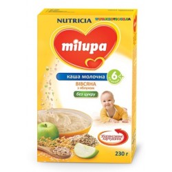 Молочная каша Milupa овсяная с яблоком (с 6 мес.) 230 гр.