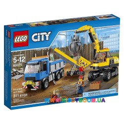 Конструктор Экскаватор и грузовик Lego 60075