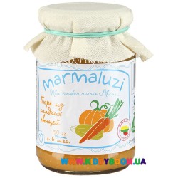 Пюре из сладких овощей 190 г Marmaluzi