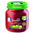 Пюре Gerber Яблоко, лесные ягоды (с 5 мес.) 130 гр.