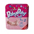 Подгузники BabyBaby Soft Premium Mini 2 (3-6 кг) 24 шт.