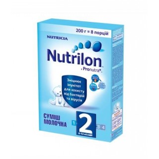 Сухая молочная смесь Nutrilon 2 с пребиотиками 200 гр.