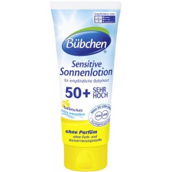 Солнцезащитное молочко для чувствительной кожи Bubchen 50 100мл