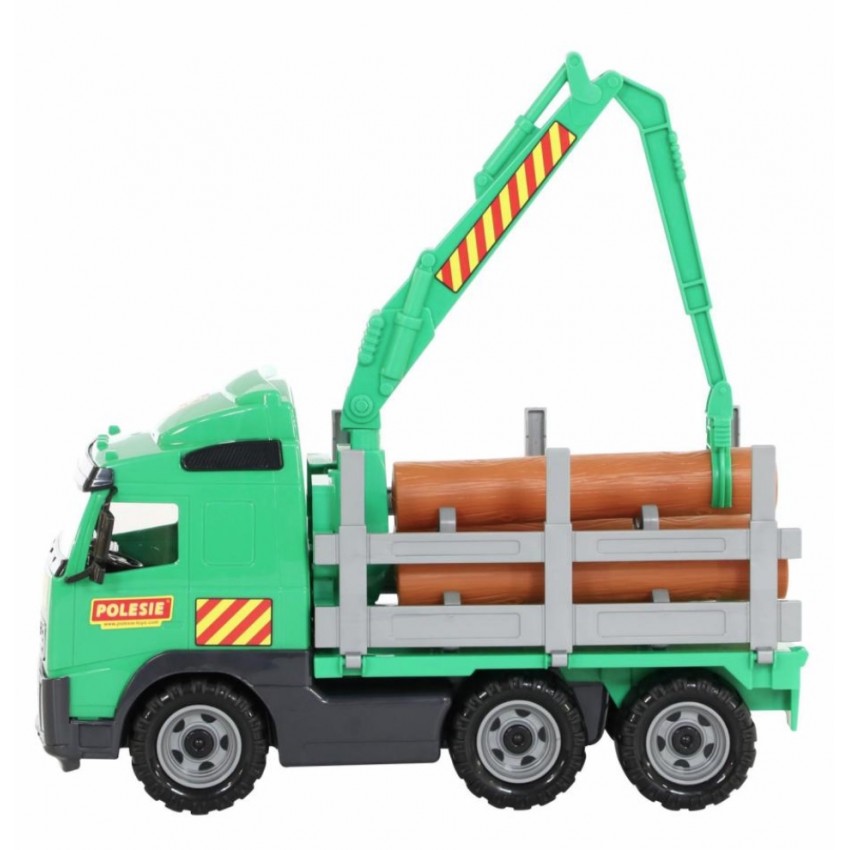 Игрушка Автомобиль-лесовоз "Volvo" (в сеточке) Полесье 8756 купить в ...