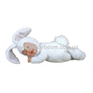 Детки кролики белые 23 см спящие