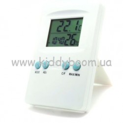 Термометр-гигрометр с часами (Т-01)