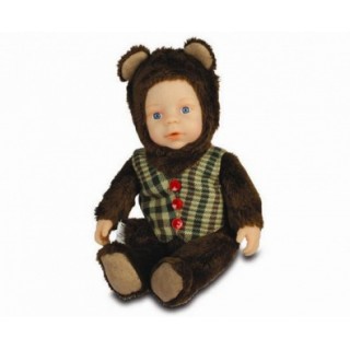 Кукла-медвежонок в жилетке