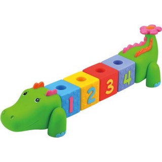 Развивающая игрушка Ks Kids КРОКОБЛОКО Крокодил резиновый (10611)
