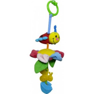 Вибрирующая игрушка-подвеска «Божья коровка - путешественница на цветке» от компании BIBA TOYS