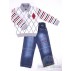 Комплект свитер, рубашка,джинсы Bombili 2929
