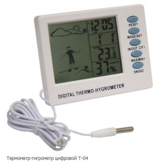 Термометр-гигрометр цифровой Стеклоприбор (T-04)