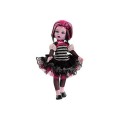 Кукла монстрик Rosa с черно-розовыми волосами Paola Reina 04691