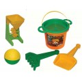Набор для песка Тигренок с мельницей и мячом Wader 39035
