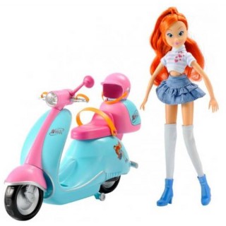 Кукла Winx Блум и ее скутер