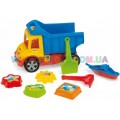 Грузовик Multy truck с набором для песка 8 элементов Wader 70300