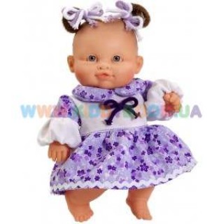 Младенец девочка европейка, в платье  (01124)