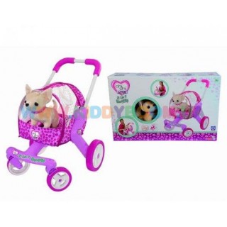 Собачка Чихуахуа в коляске со съемной люлькой и подушкой Chi Chi Love 5894065