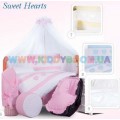 Постельный комплект Sweet Hearts 7 эл. Tuttolina
