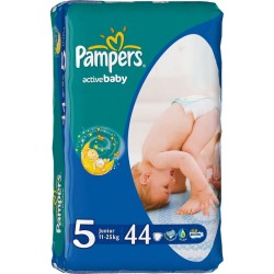 Подгузники Pampers  Active Baby  5 junior  (11-25 кг)  44 шт