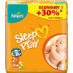 Подгузники Pampers Sleep & Play 2 mini (4-9 кг) 88 шт