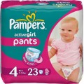 Подгузники Pampers Active Girl 4 Maxi (9-14 кг) 23 шт  трусики