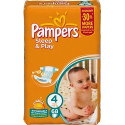 Подгузники Pampers Sleep & Play 4 maxi (7-18 кг) 68 шт