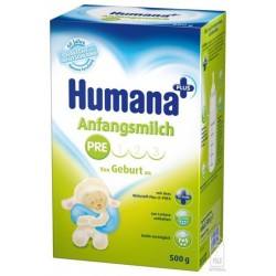 Сухая молочная смесь Humana Pre с пребиотиками 500 гр.