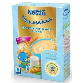 Каша злаково-йогуртная Nestle 8 злаков (с 8 мес.) 200 гр.