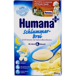 Каша молочная Нumana мультизлаковая с бананом с 6 мес. (250 г)