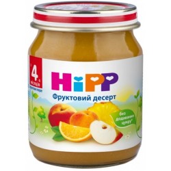 Пюре Hipp Фруктовый десерт (с 4 мес.) 125 гр.