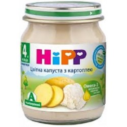 Пюре Hipp Цветная капуста с картофелем (с 4 мес.) 125 гр.