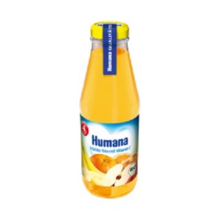 Сок Humana Яблочный с мякотью банана (с 4 мес.) 200 мл.