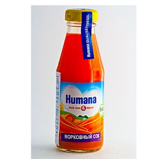 Сок Humana Морковный (с 4 мес.) 200 мл.