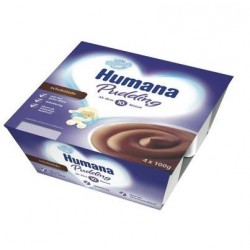 Пудинг Нumana шоколадный (с 10 мес.) 4х100 гр.