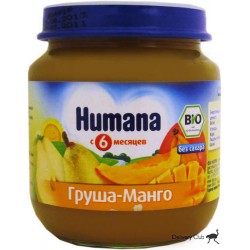 Пюре Нumana Груша и манго (с 6 мес.) 125 гр.