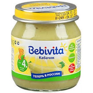 Пюре Bebivita Кабачок (с 4 мес.) 100 гр.