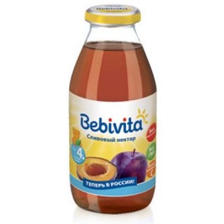 Сок Bebivita сливовый напиток (с 4 мес.) 200 мл.